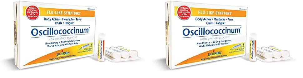 Boiron Oscillococcinum For Relief From Flu-Like Symptoms Of Body Aches, Headache, Fever, Chills, And Fatigue - 30 Count