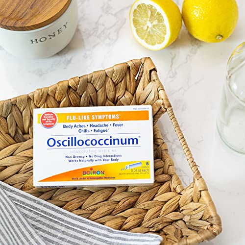 Boiron Oscillococcinum For Relief From Flu-Like Symptoms Of Body Aches, Headache, Fever, Chills, And Fatigue - 30 Count