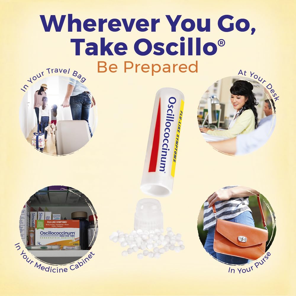 Boiron Oscillococcinum For Relief From Flu-Like Symptoms Of Body Aches, Headache, Fever, Chills, And Fatigue - 30 Count